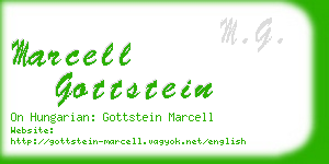 marcell gottstein business card